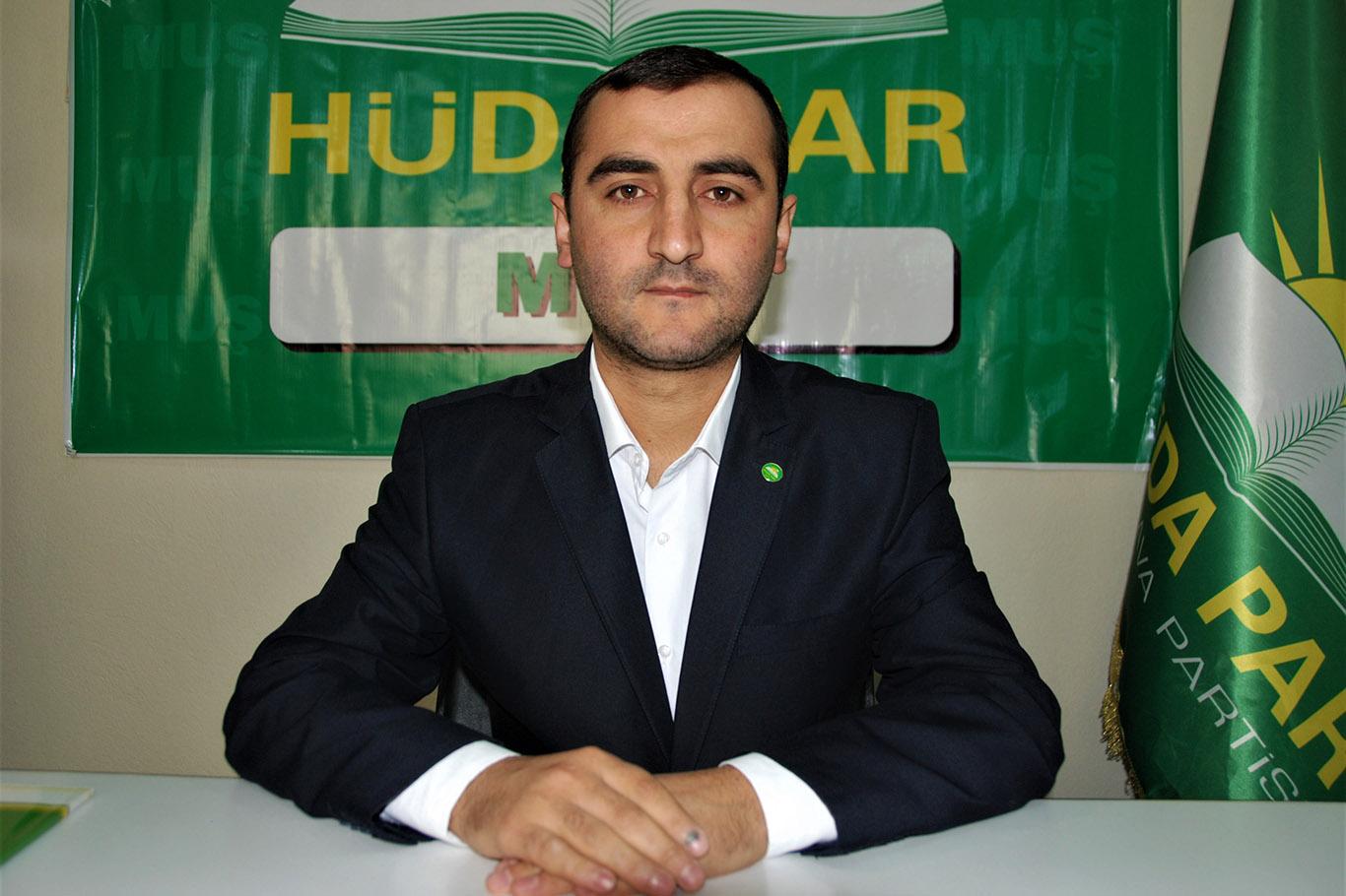 HÜDA PAR Muş İl Gençlik Kolları Başkanı Fırat Arzık